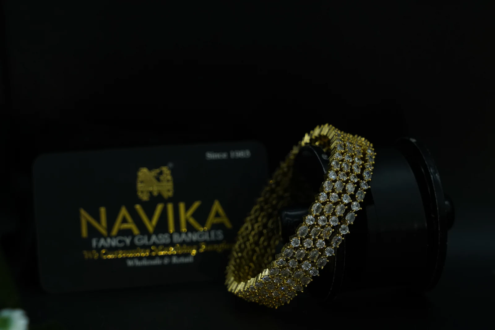 AD Splendor Bangles - Gold - View 1