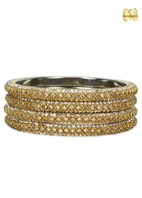 Kundan Bangles by Navika Bangles