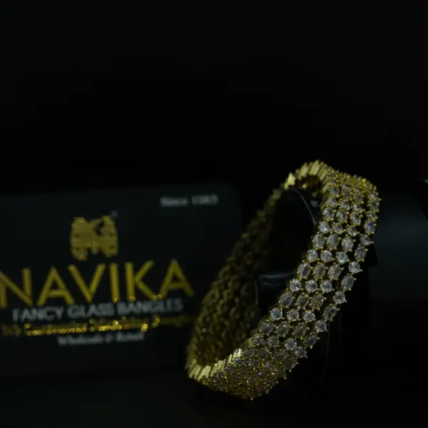 AD Splendor Bangles - Gold - View 1